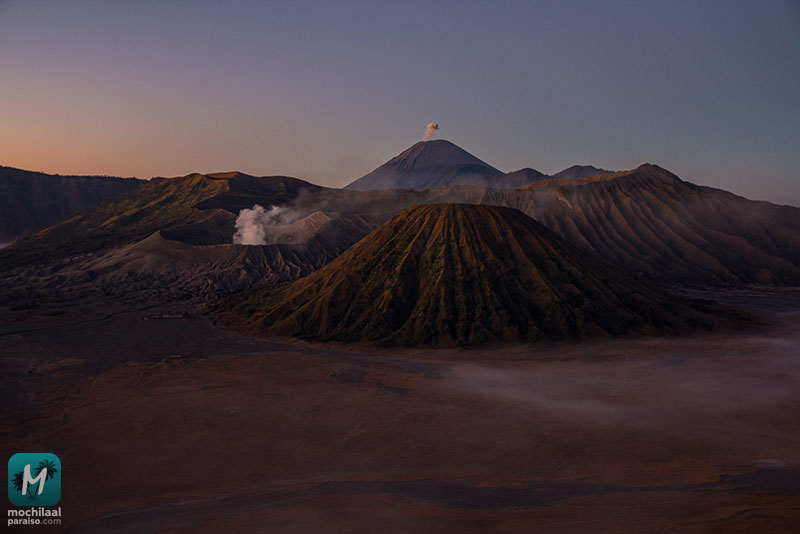 Amanecer en el Parque Nacional del Bromo