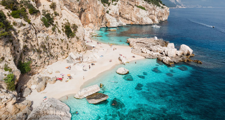 Cala Mariolu en Baunei, Cerdeña