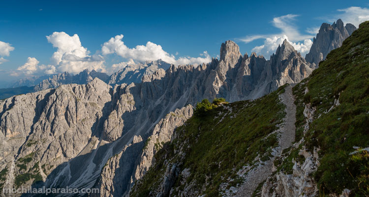 Sendero al mirador de Cadini di Misurina