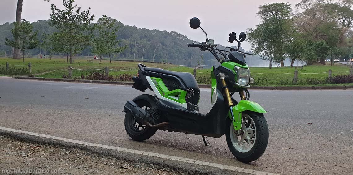 Alquilar moto en Angkor