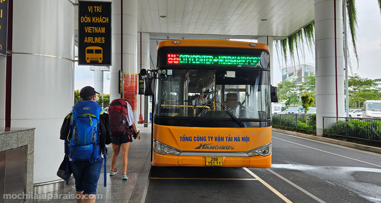 Autobús del aeropuerto al Old Quarter de Hanoi