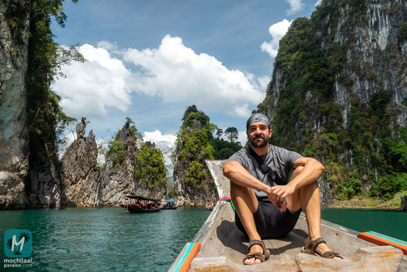 Noche en el lago de Khao Sok