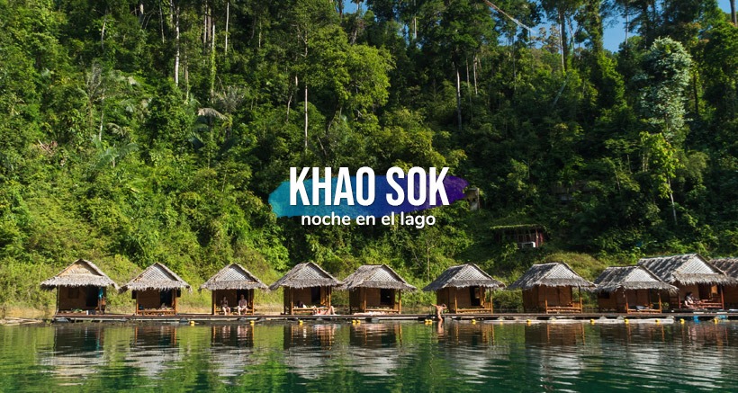 Noche en el lago de Khao Sok