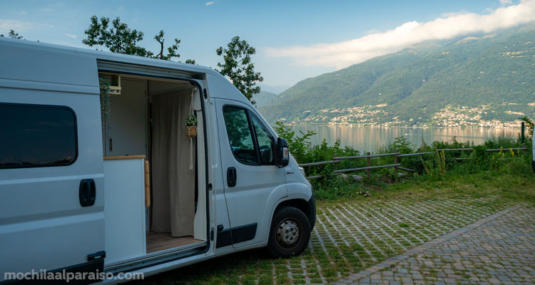 Lago Maggiore y Lago di Como en camper