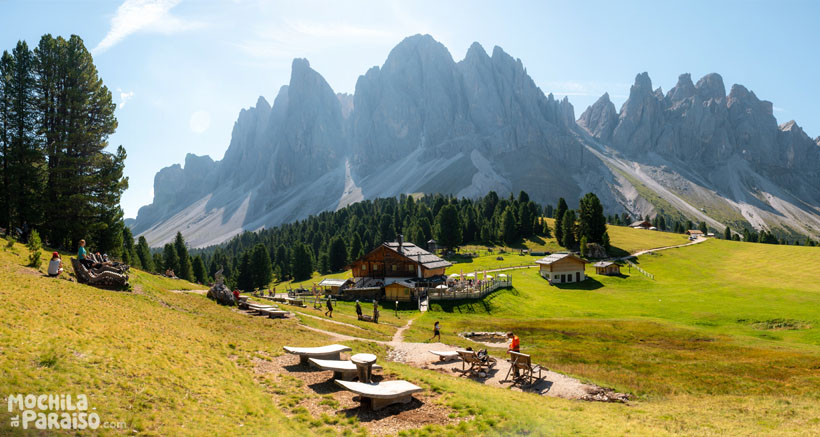Val di Funes en camper
