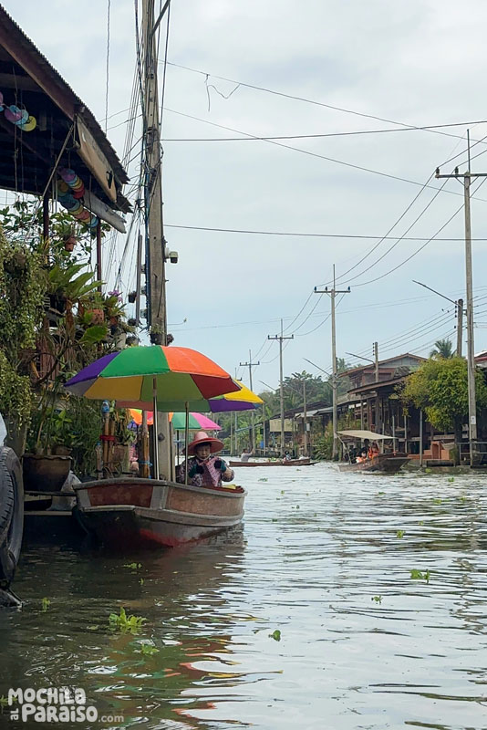 Tour al mercado flotante, mercado del tren y Ayutthaya