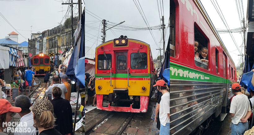 Tour al mercado flotante, mercado del tren y Ayutthaya