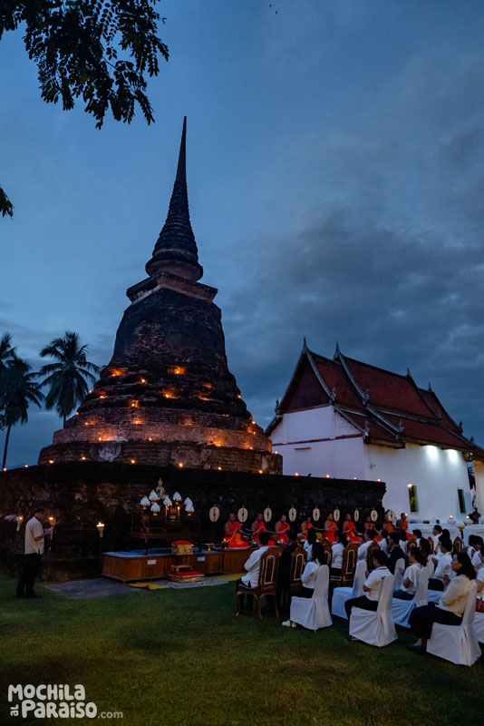 Sukhothai durante el Loy Krathong