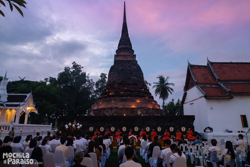 Sukhothai durante el Loy Krathong
