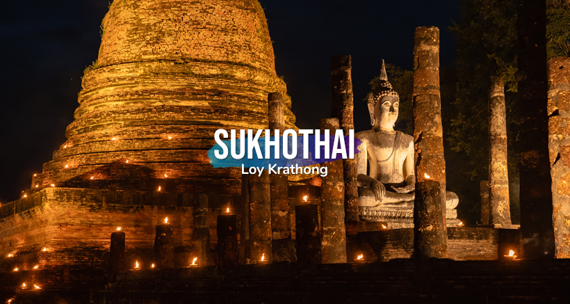 Sukhothai durante el Loy Krathong
