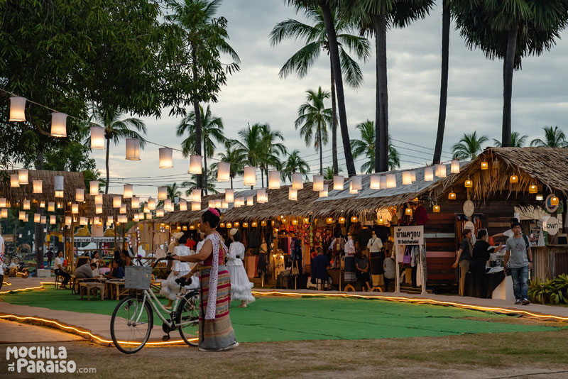 Sukhothai durante el Loy Krathong